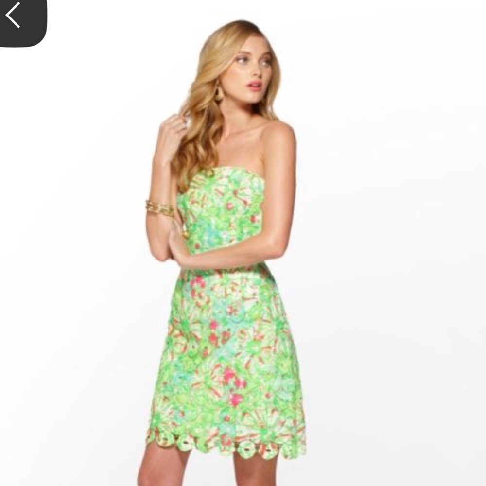 Lilly Pulitzer floral lace dress